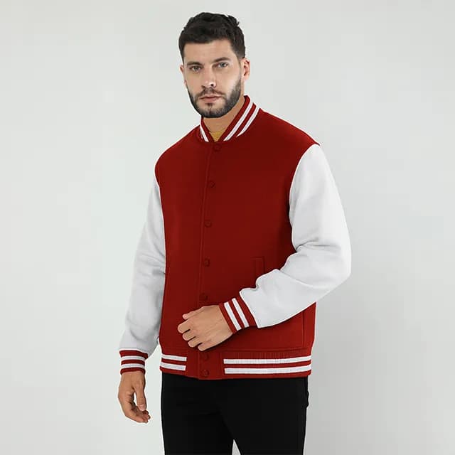 Unisex Premium Varsity Jacket | 300 GSM Cotton Classic College Jacket
