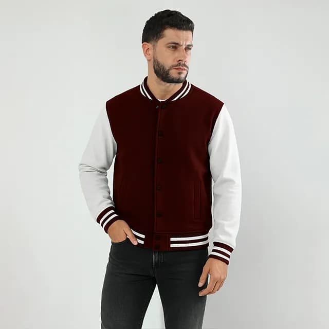 Unisex Premium Varsity Jacket | 300 GSM Cotton Classic College Jacket