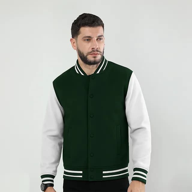 Unisex Premium Varsity Jacket | 300 GSM Cotton Classic College Jacket