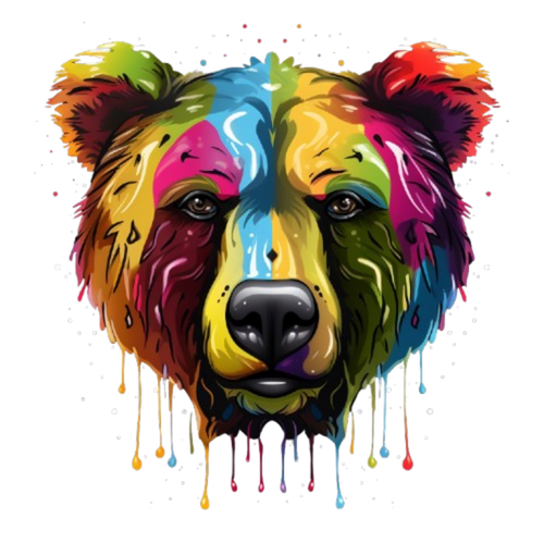 Bear Cotton Unisex Hoodie