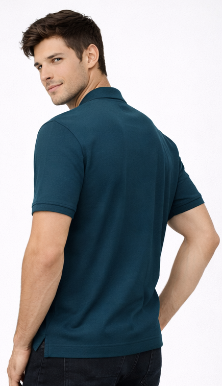 Men’s Premium Solid Polo T-Shirt | Classic Fit Cotton Polo for Casual & Smart Wear