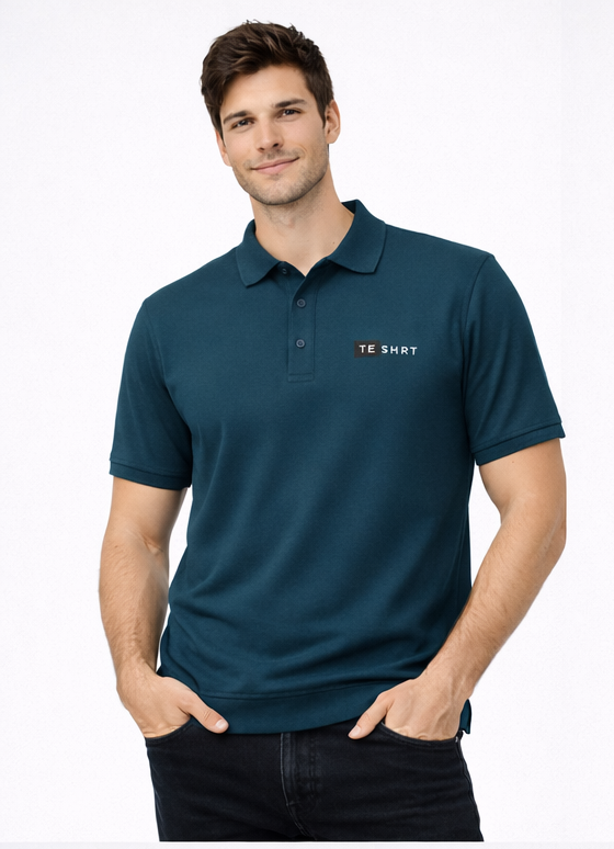 Men’s Premium Solid Polo T-Shirt | Classic Fit Cotton Polo for Casual & Smart Wear
