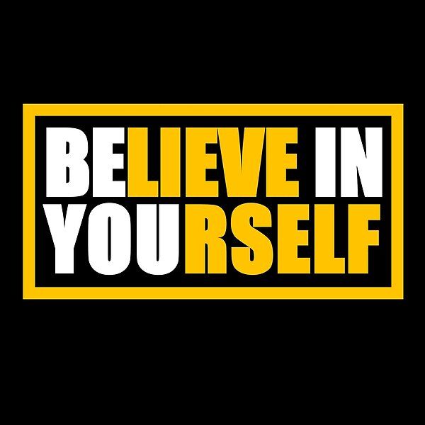 Believe In Yourself Cotton Unisex Hoodie