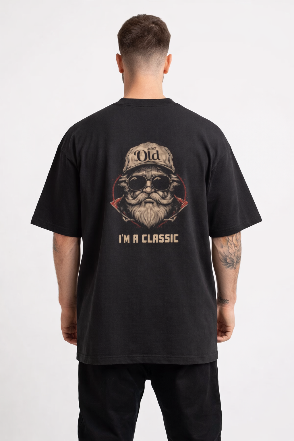 Oversized Cotton T-Shirt – 180 GSM Structured Fit