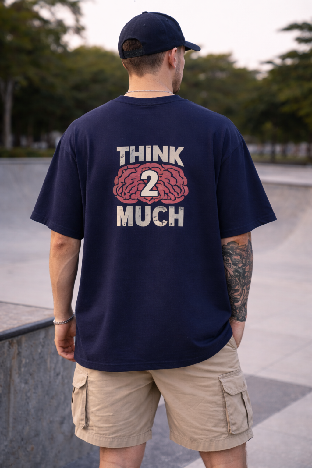 Oversized Cotton T-Shirt – 180 GSM Structured Fit