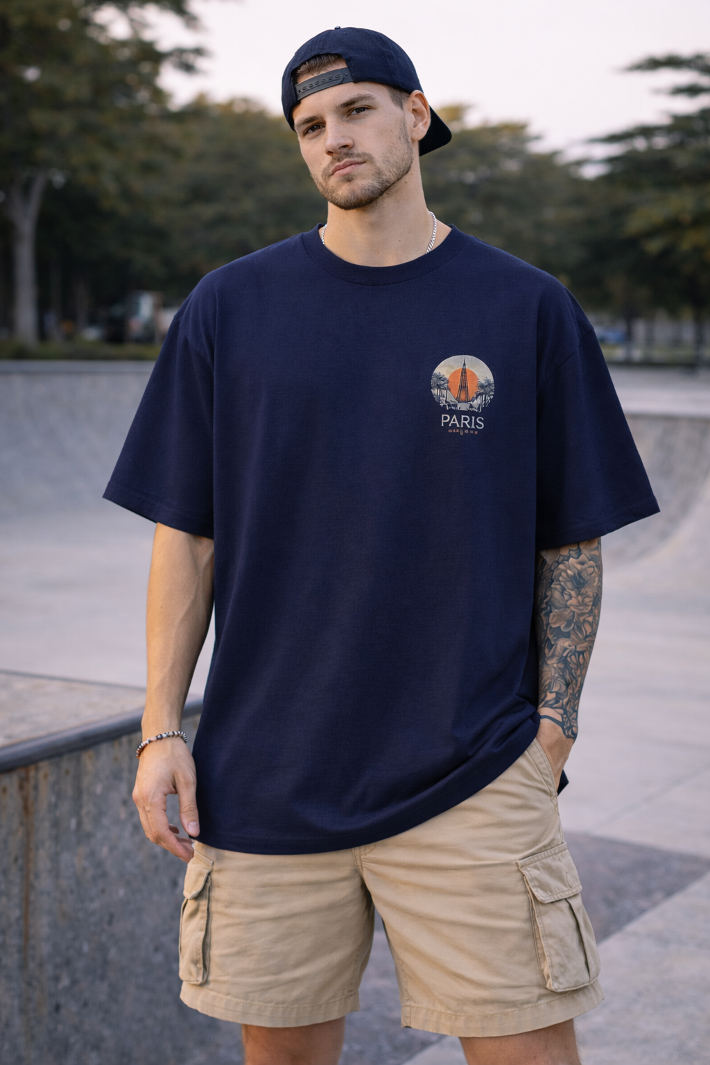 Oversized Cotton T-Shirt – 180 GSM Structured Fit