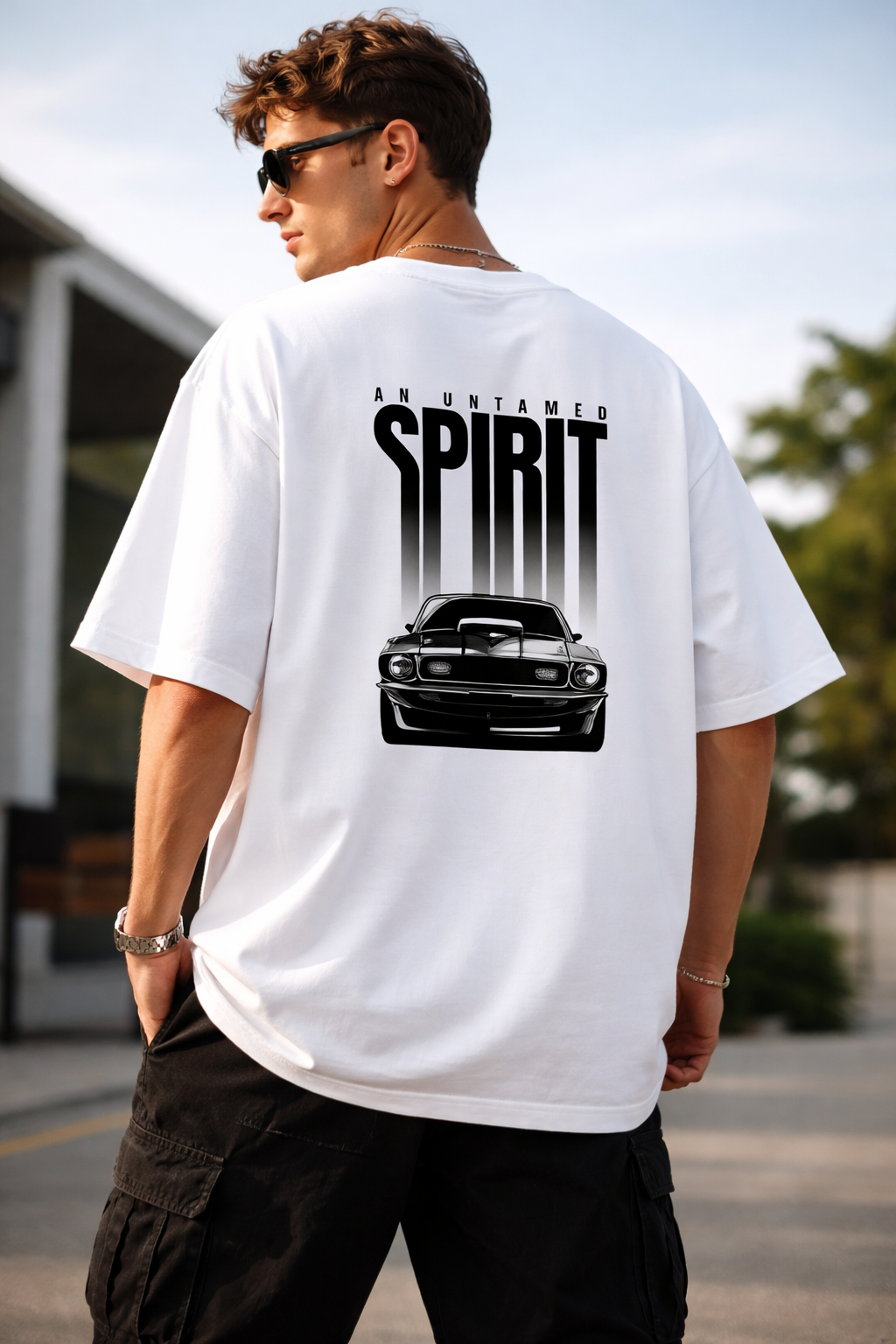 Oversized Cotton T-Shirt – 180 GSM Structured Fit