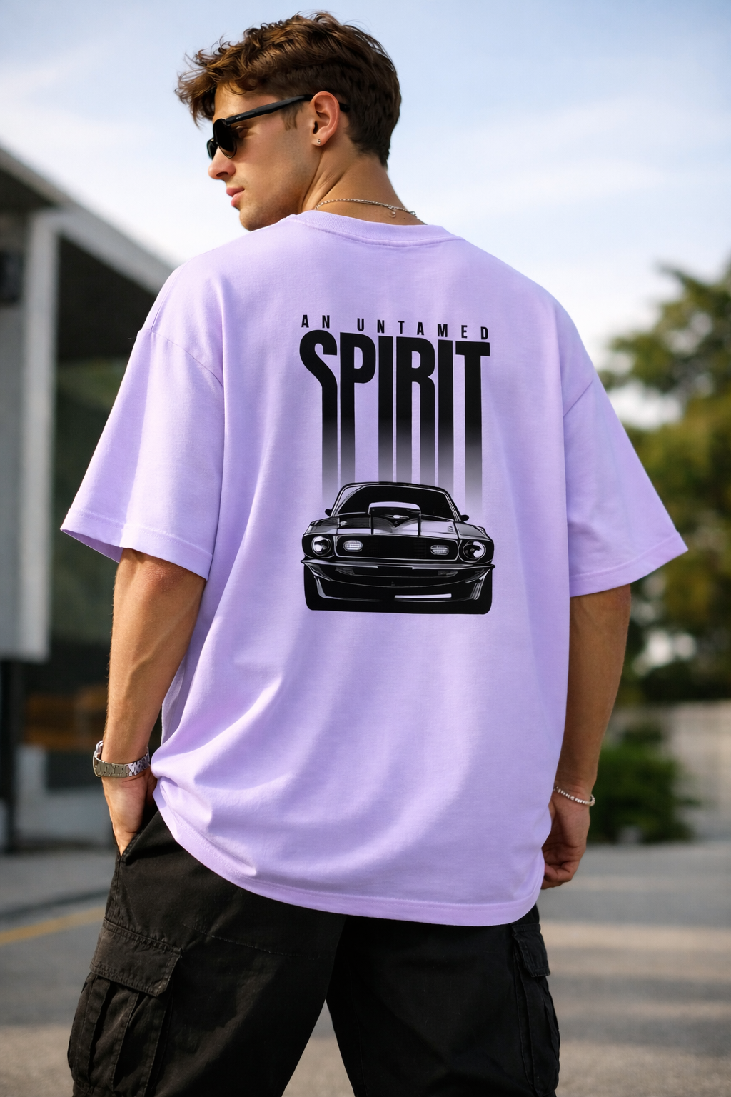 Oversized Cotton T-Shirt – 180 GSM Structured Fit