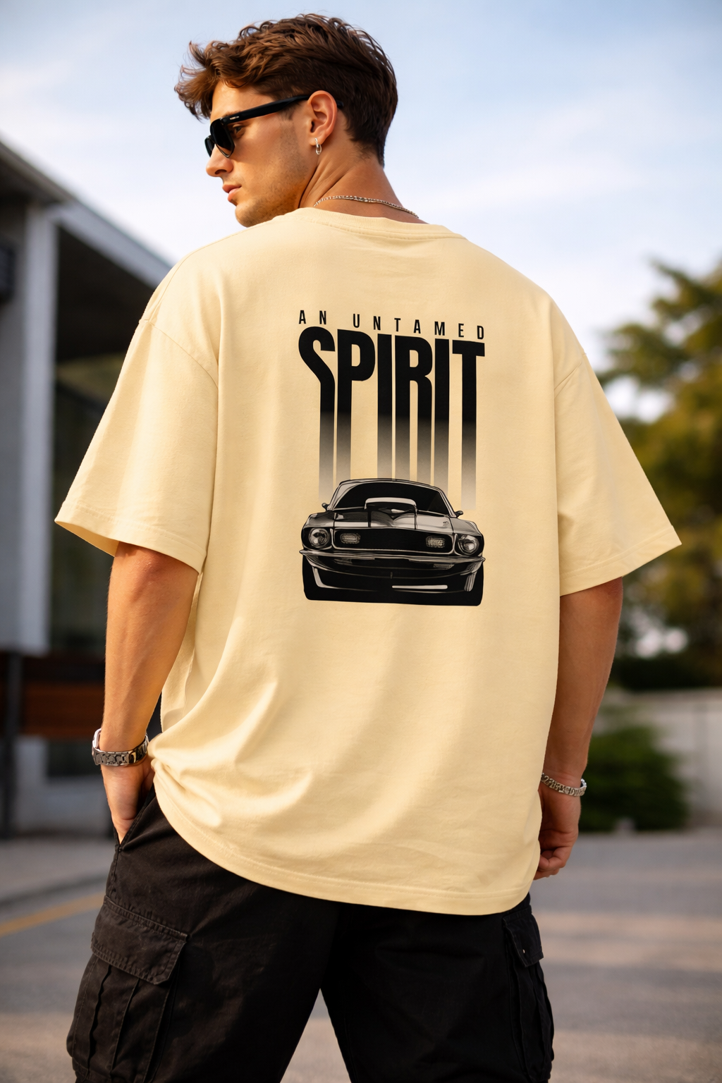 Oversized Cotton T-Shirt – 180 GSM Structured Fit