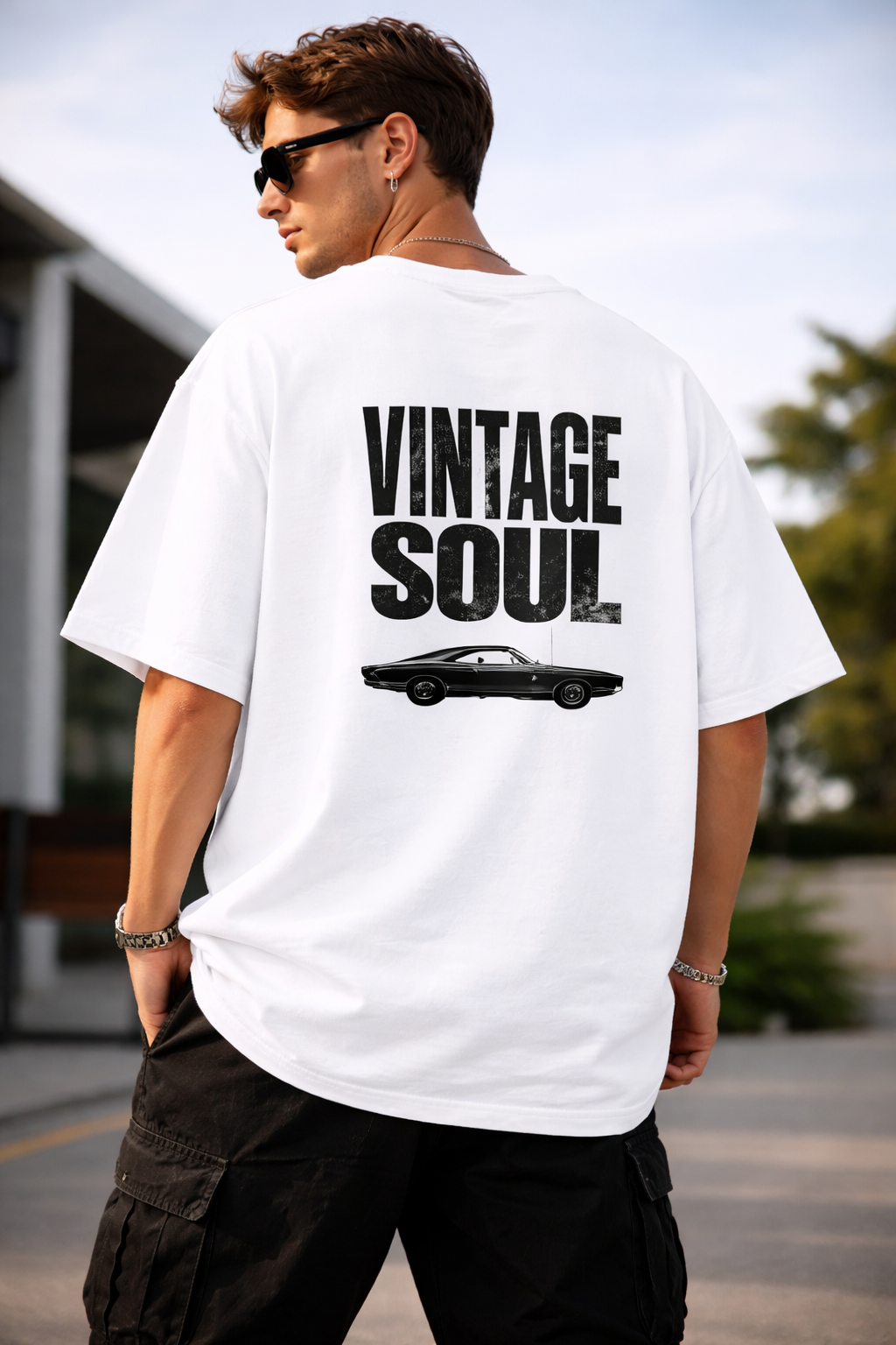 Oversized Cotton T-Shirt – 180 GSM Structured Fit