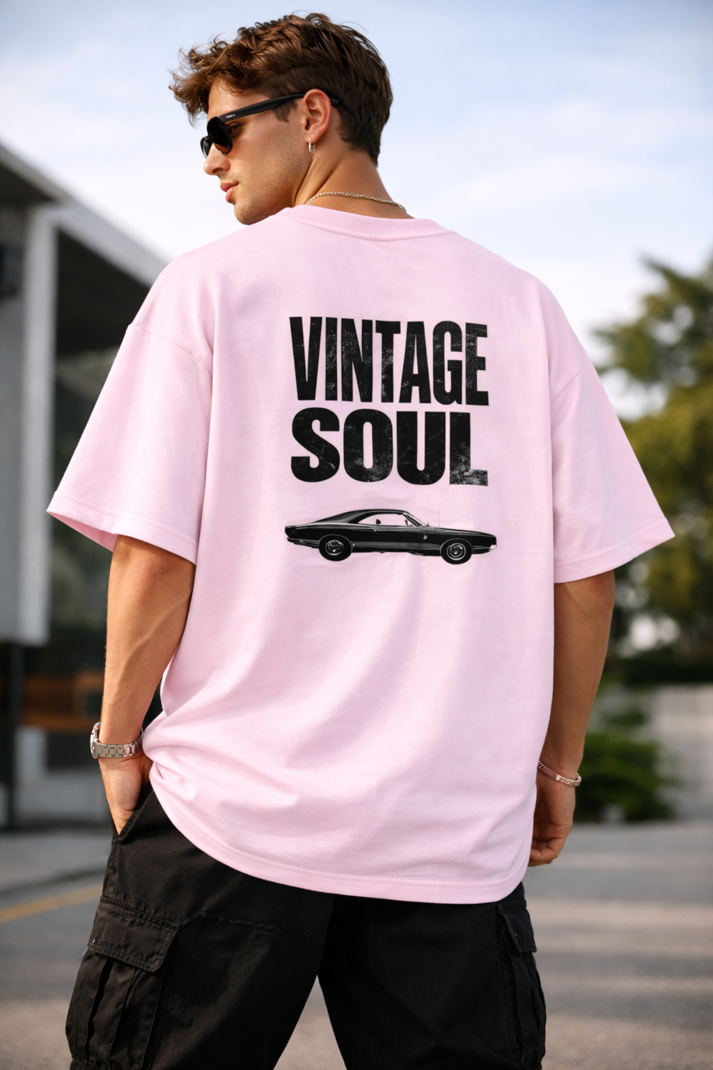 Oversized Cotton T-Shirt – 180 GSM Structured Fit