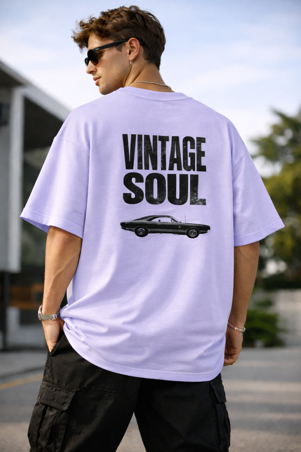 Oversized Cotton T-Shirt – 180 GSM Structured Fit