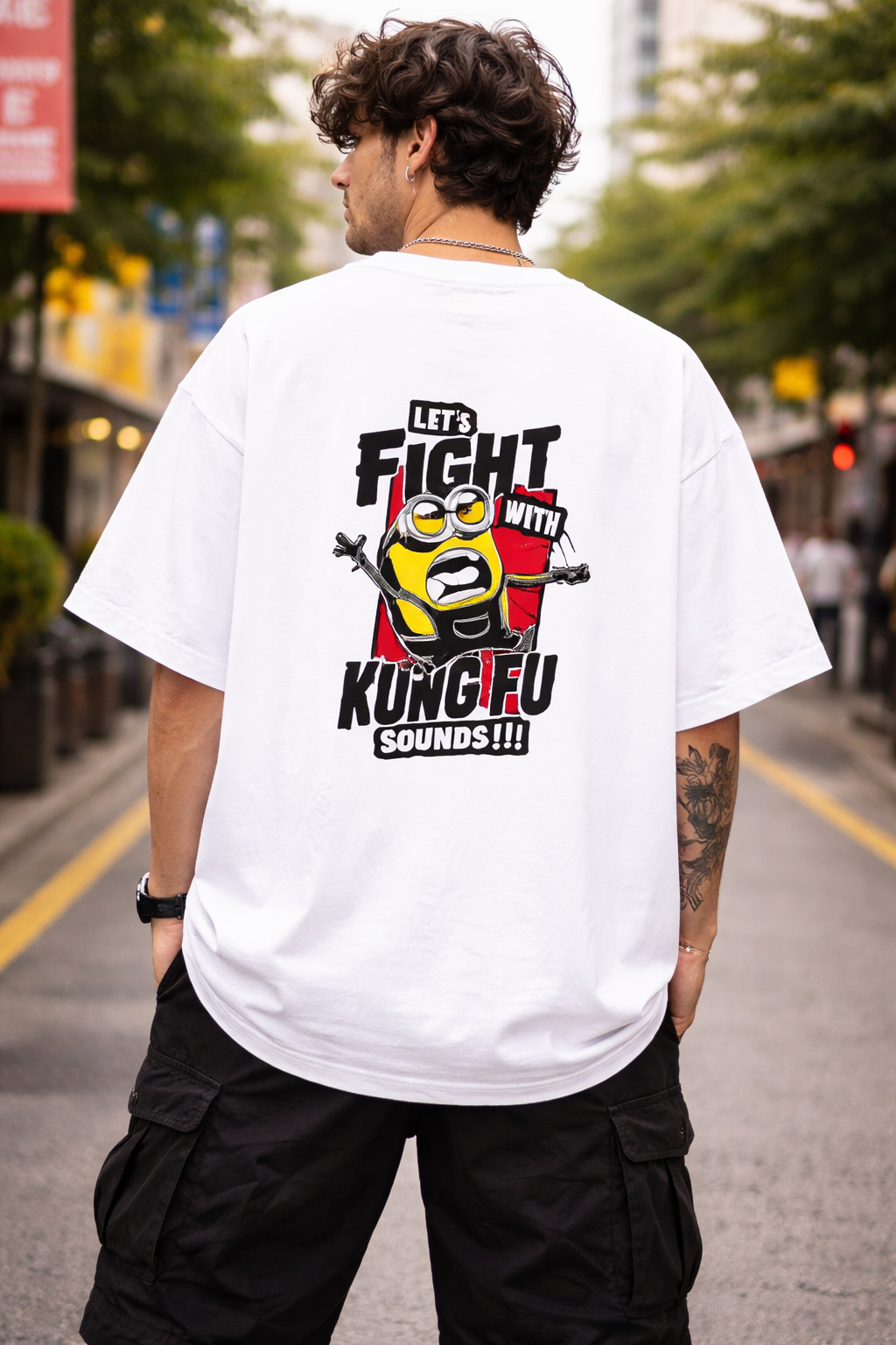 Oversized Cotton T-Shirt – 180 GSM Structured Fit