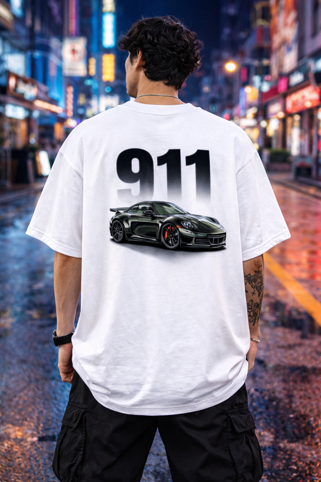 Oversized Cotton T-Shirt – 180 GSM Structured Fit