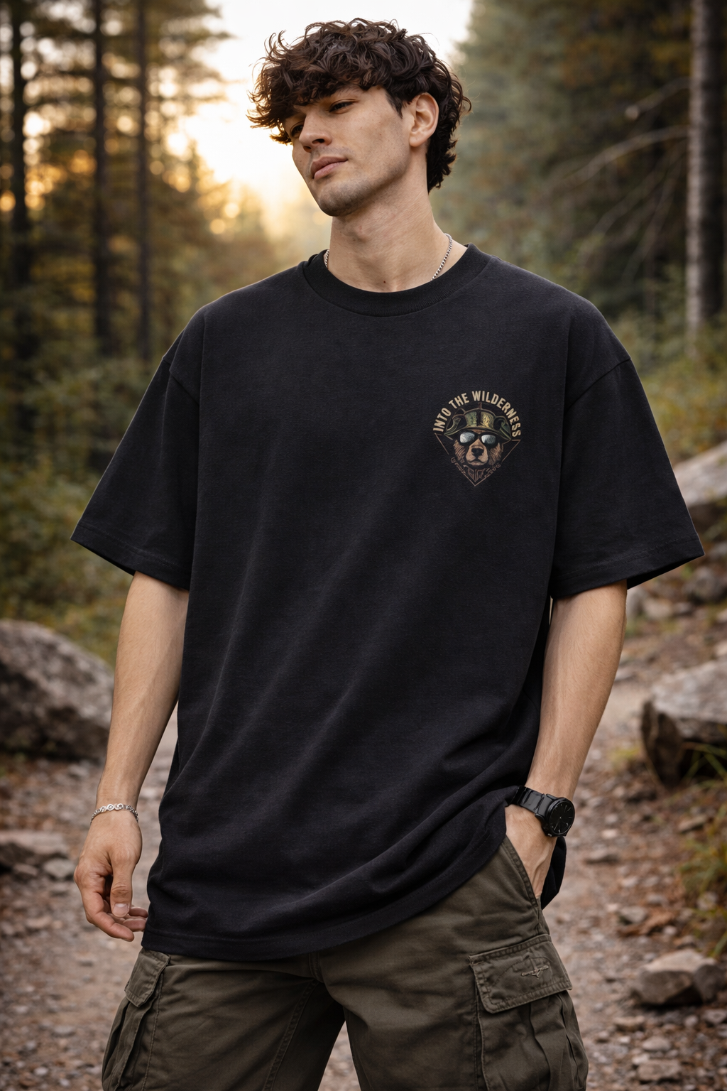 Oversized Cotton T-Shirt – 180 GSM Structured Fit