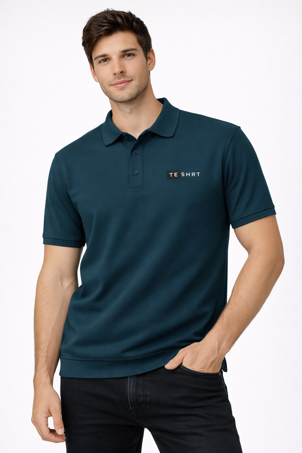 Men’s Premium Solid Polo T-Shirt | Classic Fit Cotton Polo for Casual & Smart Wear