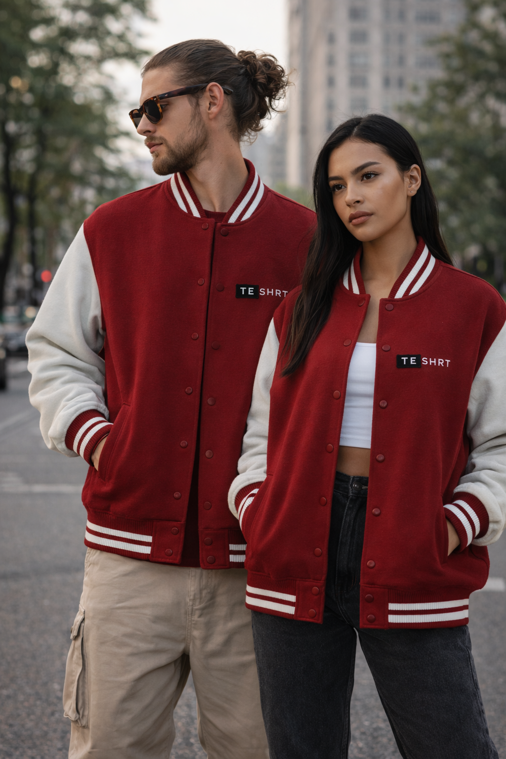 Unisex Premium Varsity Jacket | 300 GSM Cotton Classic College Jacket
