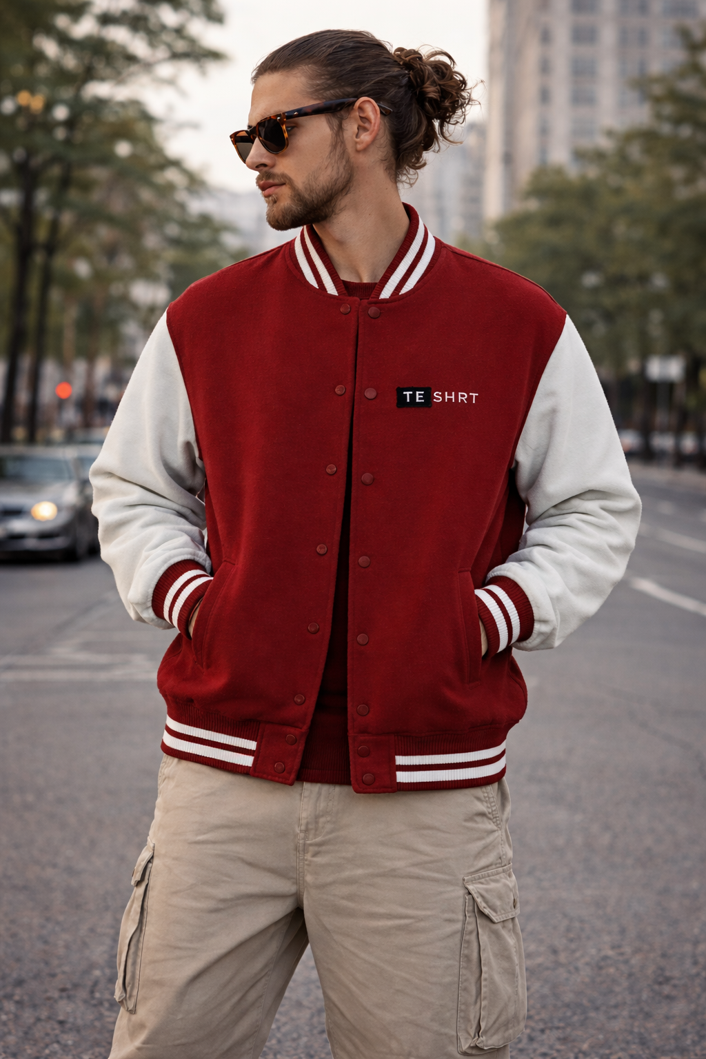 Unisex Premium Varsity Jacket | 300 GSM Cotton Classic College Jacket