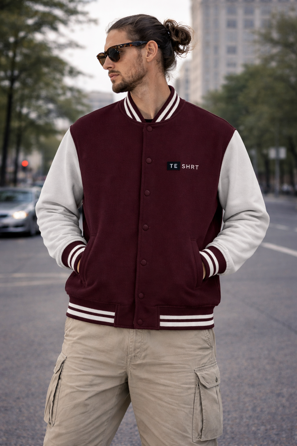 Unisex Premium Varsity Jacket | 300 GSM Cotton Classic College Jacket