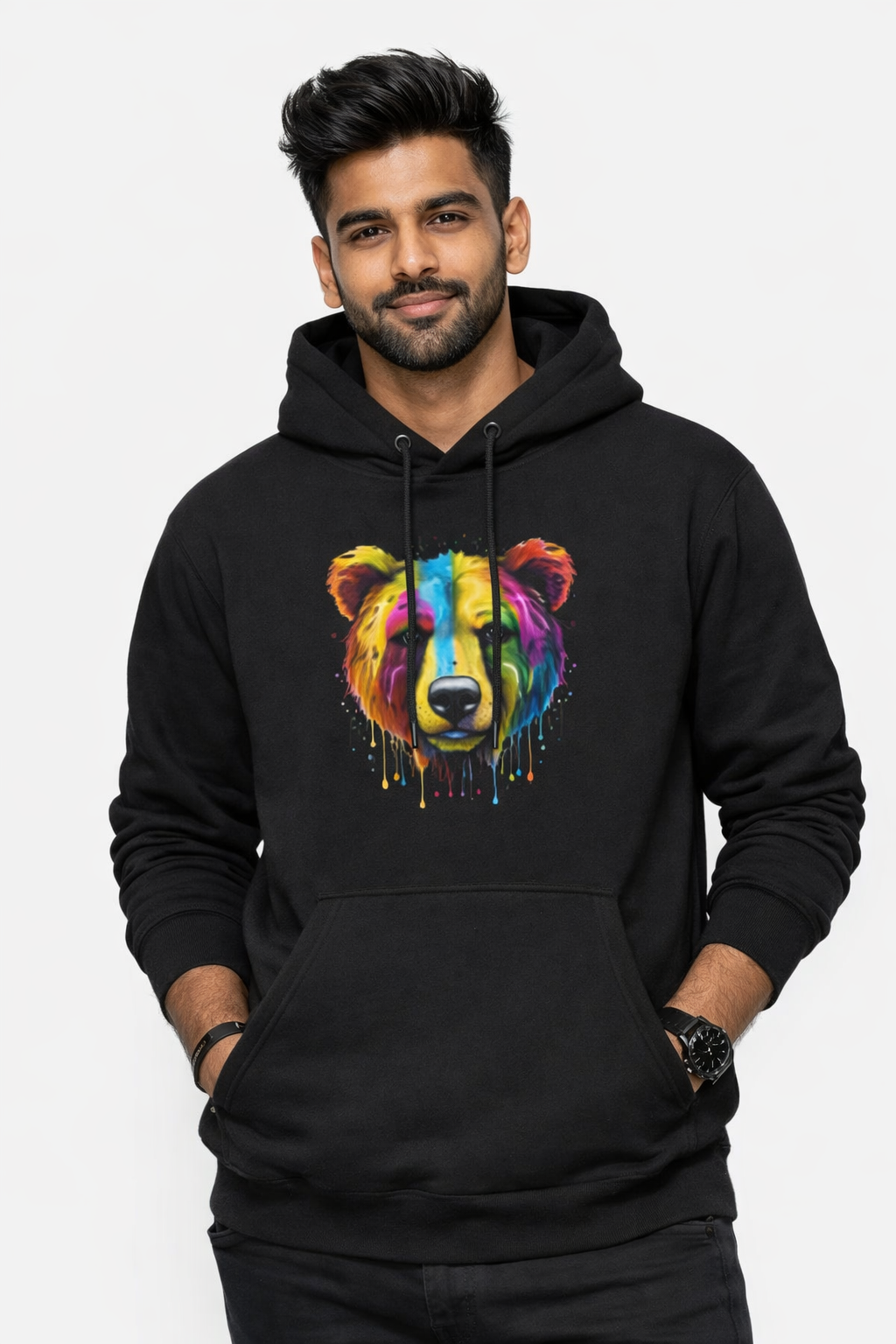 Unisex Premium Cotton Hoodie | 300 GSM Brushed Fleece Regular Fit Hoodie