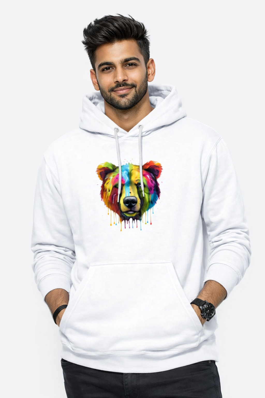 Unisex Premium Cotton Hoodie | 300 GSM Brushed Fleece Regular Fit Hoodie