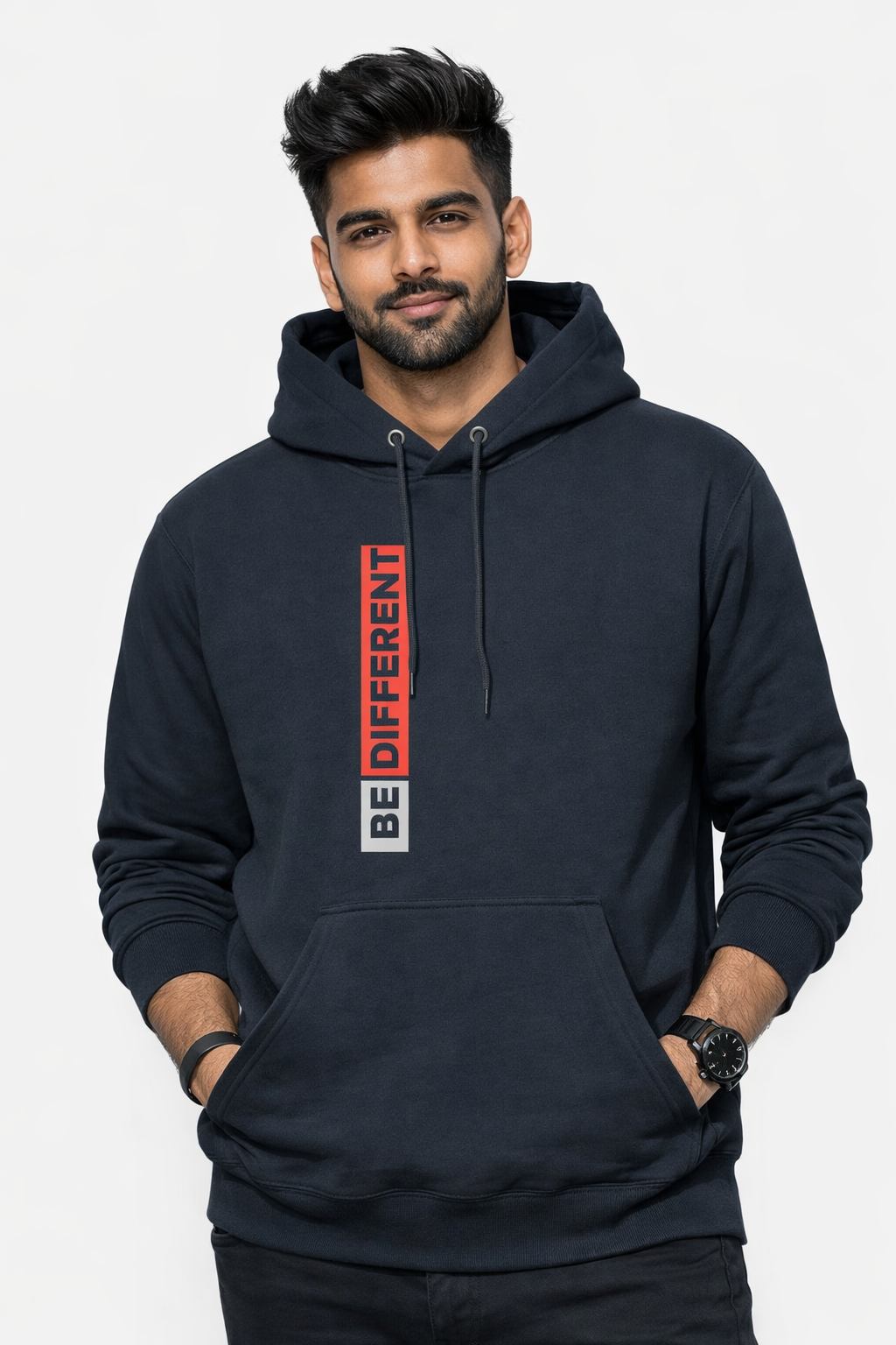 Unisex Premium Cotton Hoodie | 300 GSM Brushed Fleece Regular Fit Hoodie