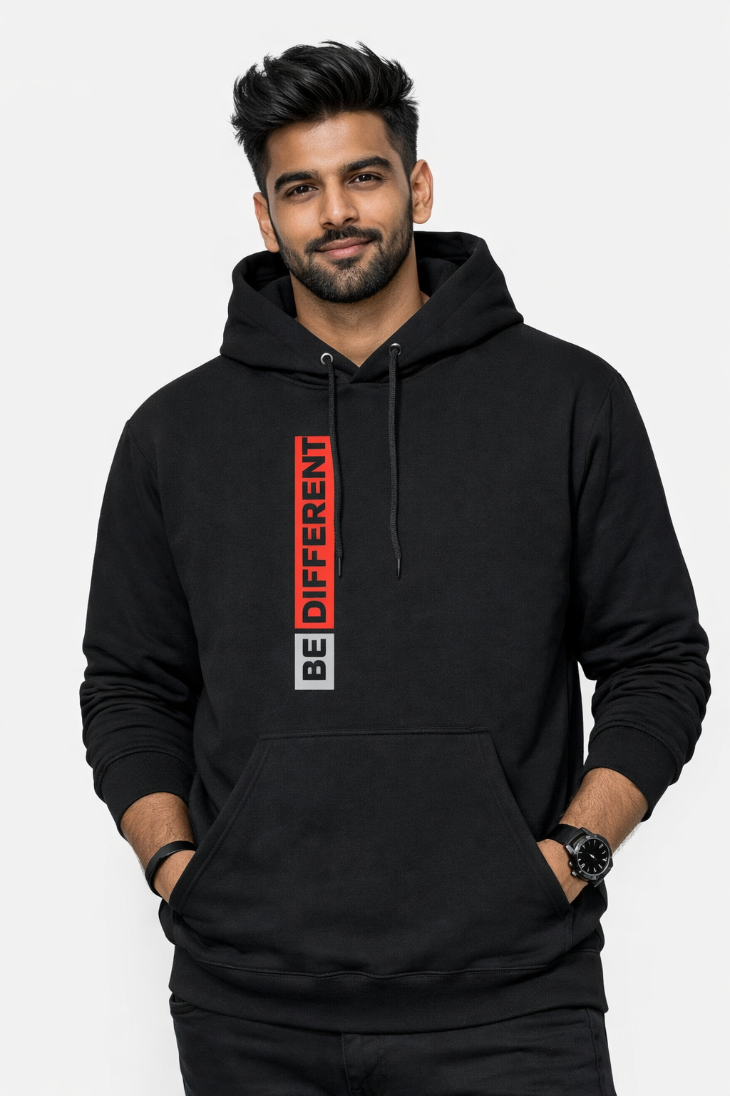 Unisex Premium Cotton Hoodie | 300 GSM Brushed Fleece Regular Fit Hoodie