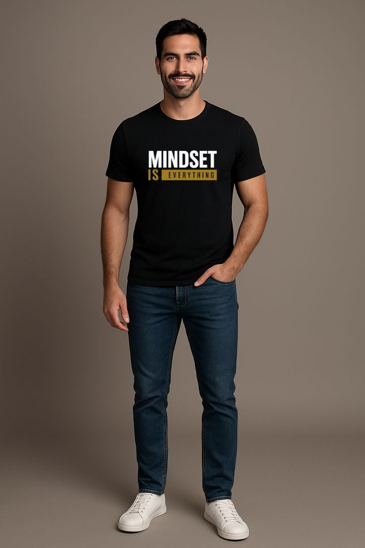 Men’s Premium Cotton Graphic T-Shirt | 180 GSM Regular Fit Motivational Tee