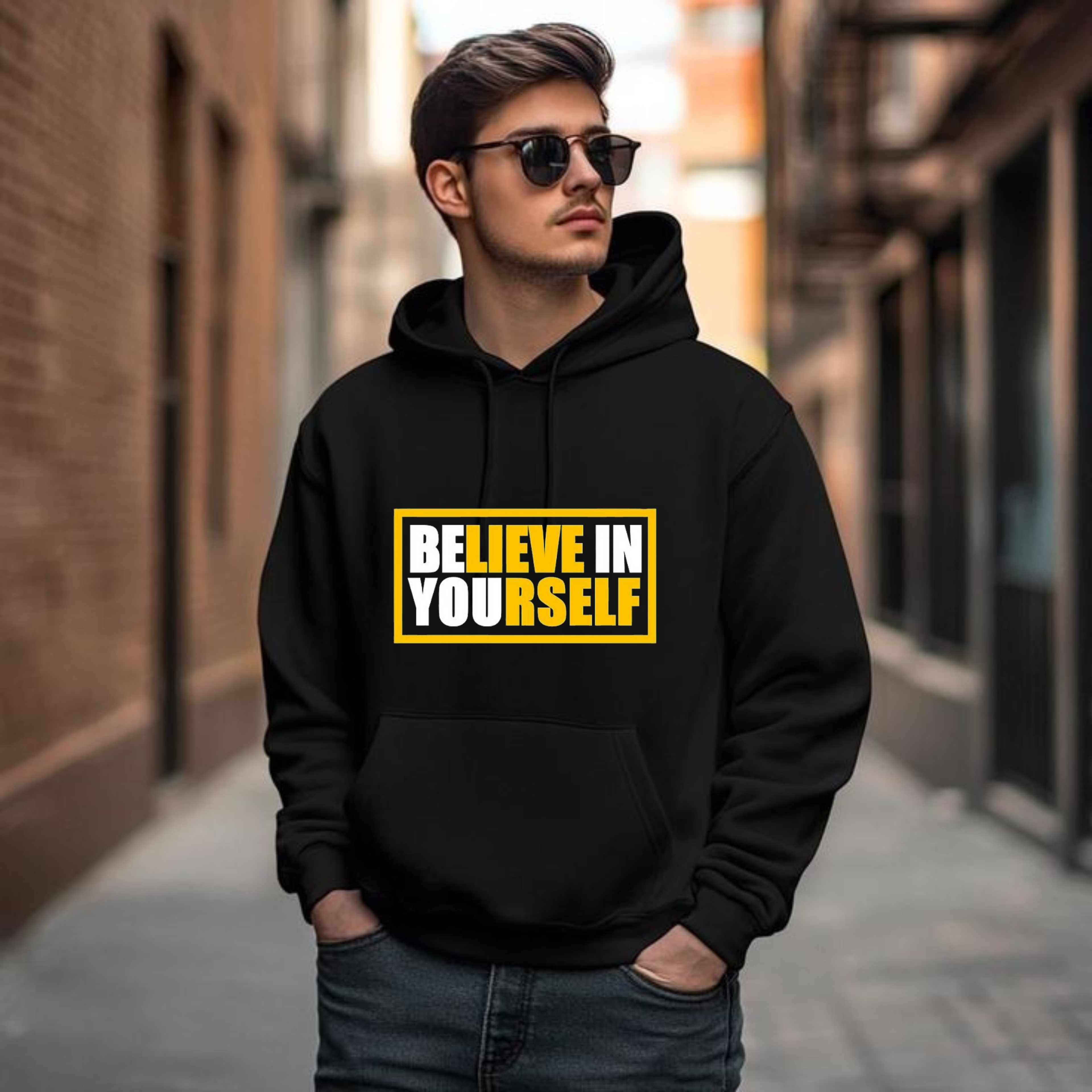 Believe In Yourself Cotton Unisex Hoodie